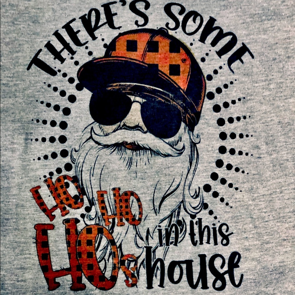 Shirt with Santa logo